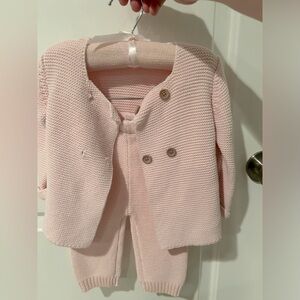 12 mo pink layette set - with tags